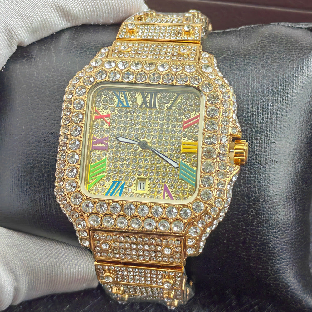 Men's Diamond Accent Quartz Watch
