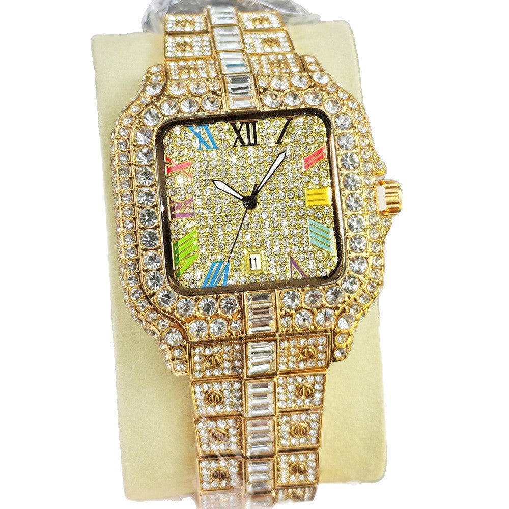 Men's Diamond Accent Quartz Watch