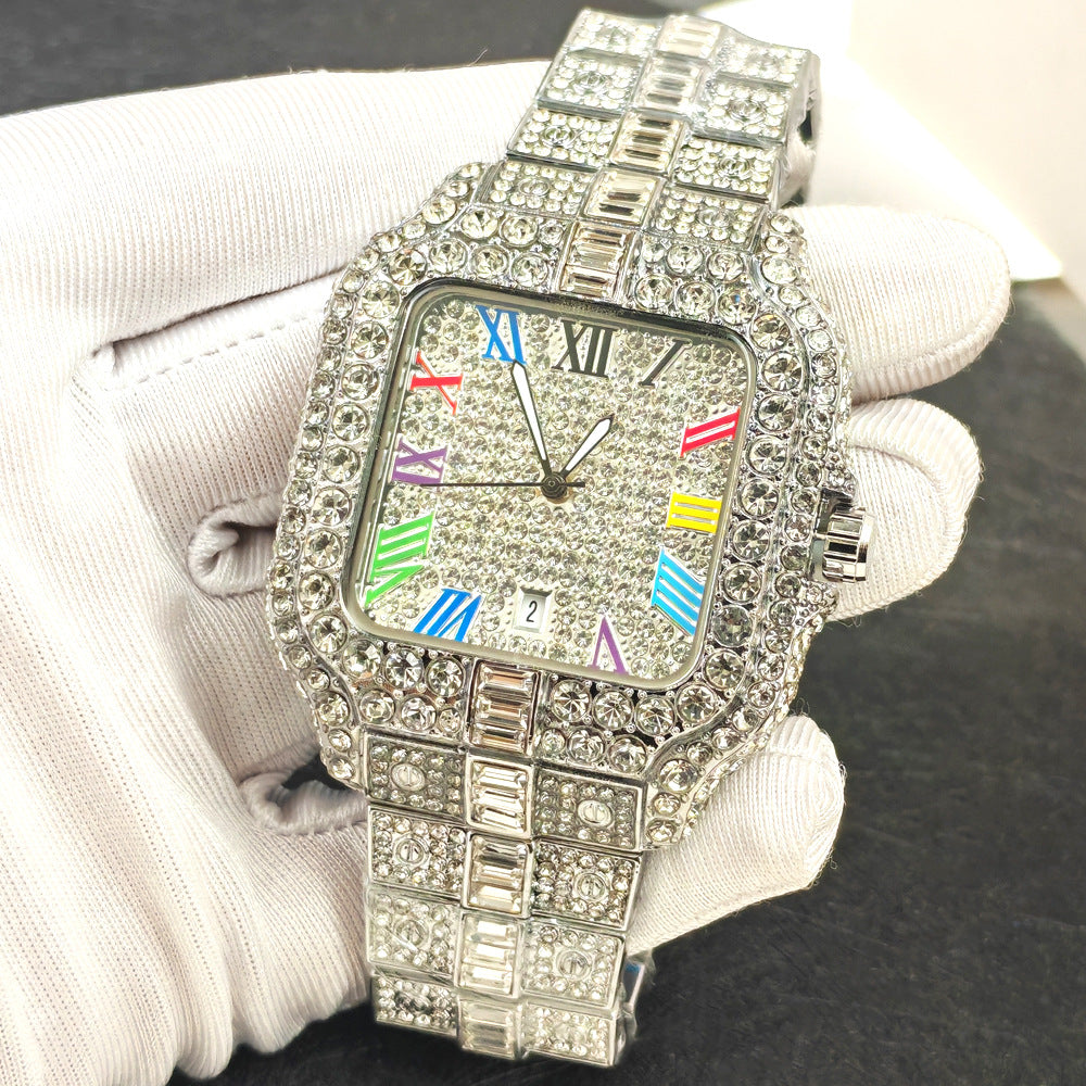 Men's Diamond Accent Quartz Watch