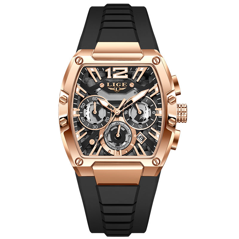 Lige Sport Watch Waterproof Luminous Calendar