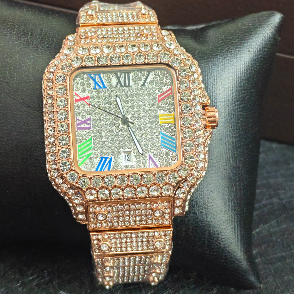 Men's Diamond Accent Quartz Watch