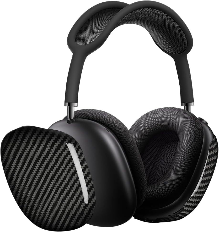 Carbon fiber headphone protective case