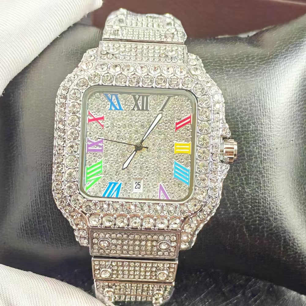 Men's Diamond Accent Quartz Watch
