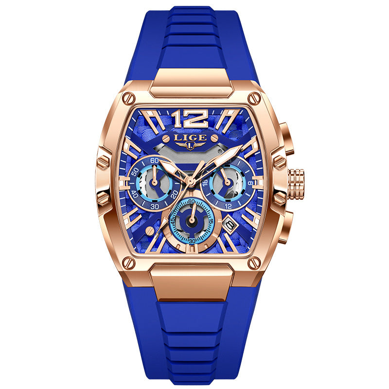 Lige Sport Watch Waterproof Luminous Calendar