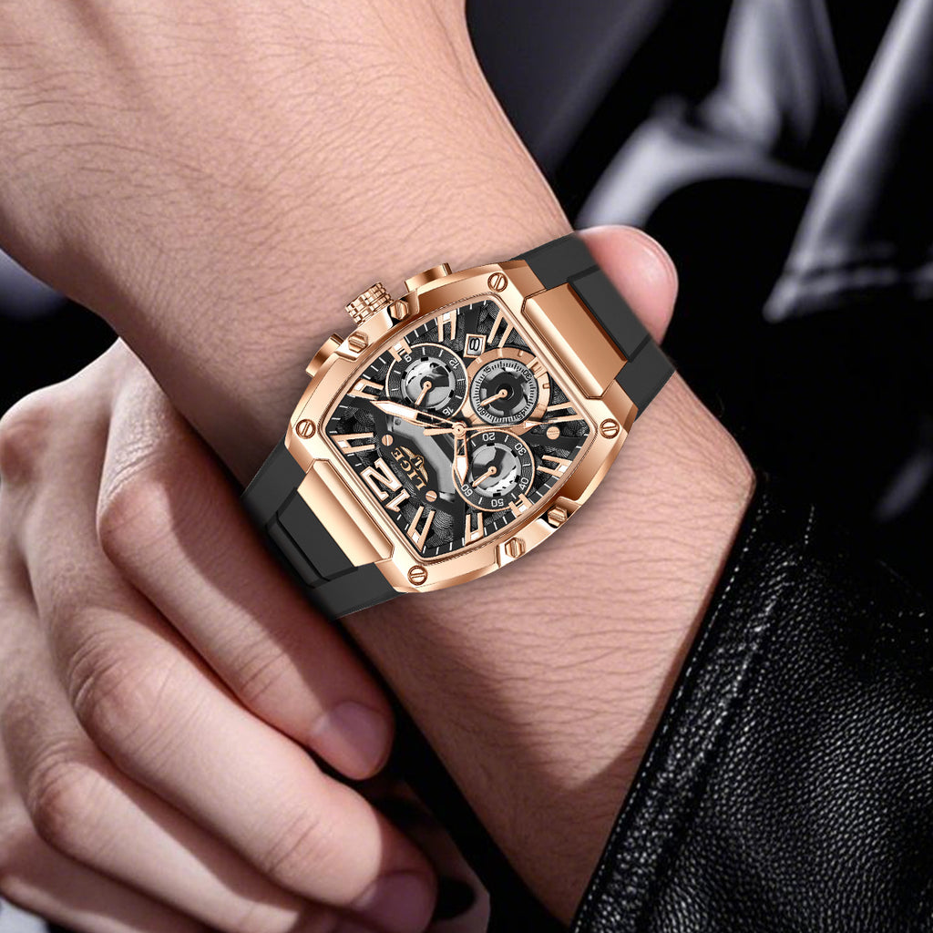 Lige Sport Watch Waterproof Luminous Calendar